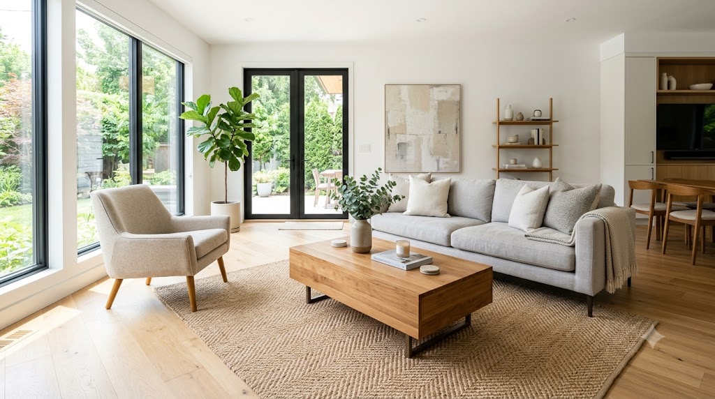 Natural Jute Area Rug Chunky Texture